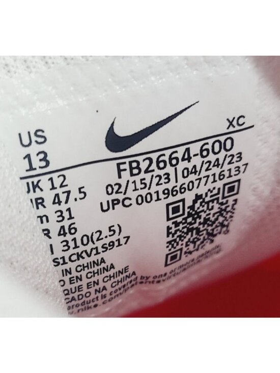 NEW Nike Court Air Zoom Vapor Tennis Shoes FB2664-600 Size 13 Hot Punch #1 main image 4